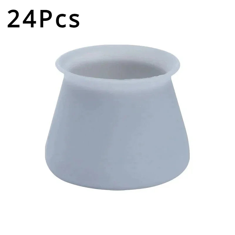 Silicone Chair Leg Caps – Non-Slip Floor Protectors