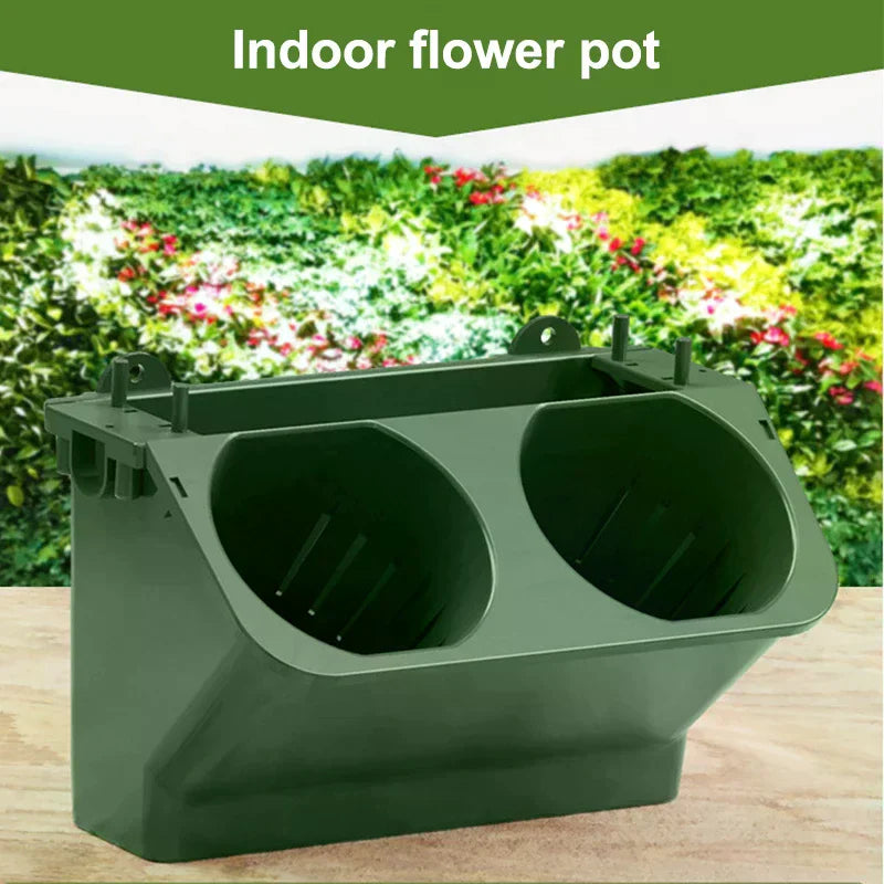 Wall Planter Flower Pot Hanging Vertical Garden Suculent Outdoor Flowerpoter Home Decor Gardening Gadgets Accessories Basket Peaceful Pleasures Health and Wellness