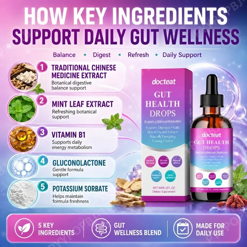 Herbal Wellness Drops Mint Extract & Vitamin B1 60ml