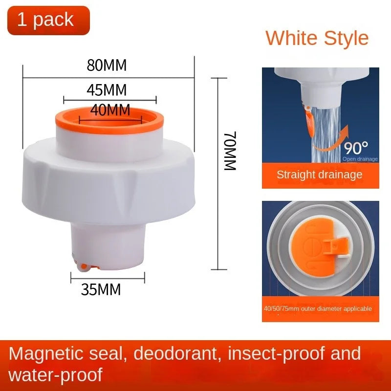 Sewer Sealing Ring – Odor & Insect Proof Drain Pipe Connector