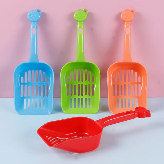 Cat Litter Scoop – Ergonomic Handle Sifting Plastic Shovel Cat Litter Scoop Peaceful Pleasures Health and Wellness