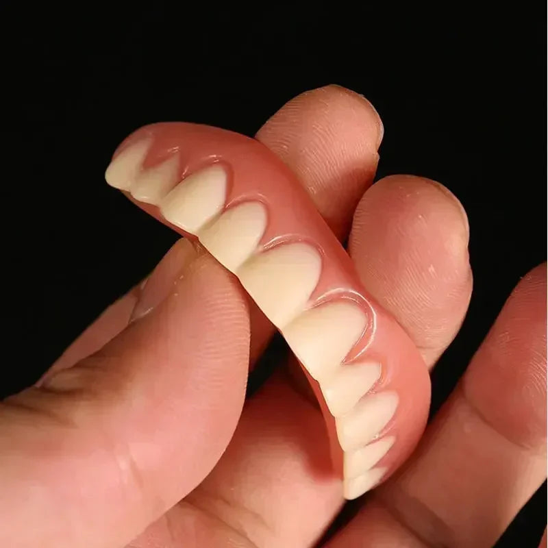 New False Teeth Silicone Upper & Lower Veneers Perfect Laugh Veneers Dentures Paste Fake Teeth Braces Comfortable Teeth Peaceful Pleasures Health and Wellness