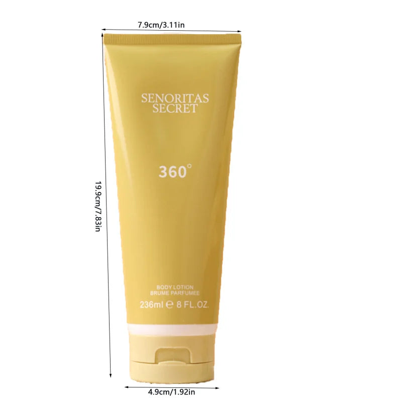 236mlMoisturizing and hydrating perfume body lotion, refreshing and non-greasy, long-lasting fragrance, suitable for all seasons Peaceful Pleasures Health and Wellness