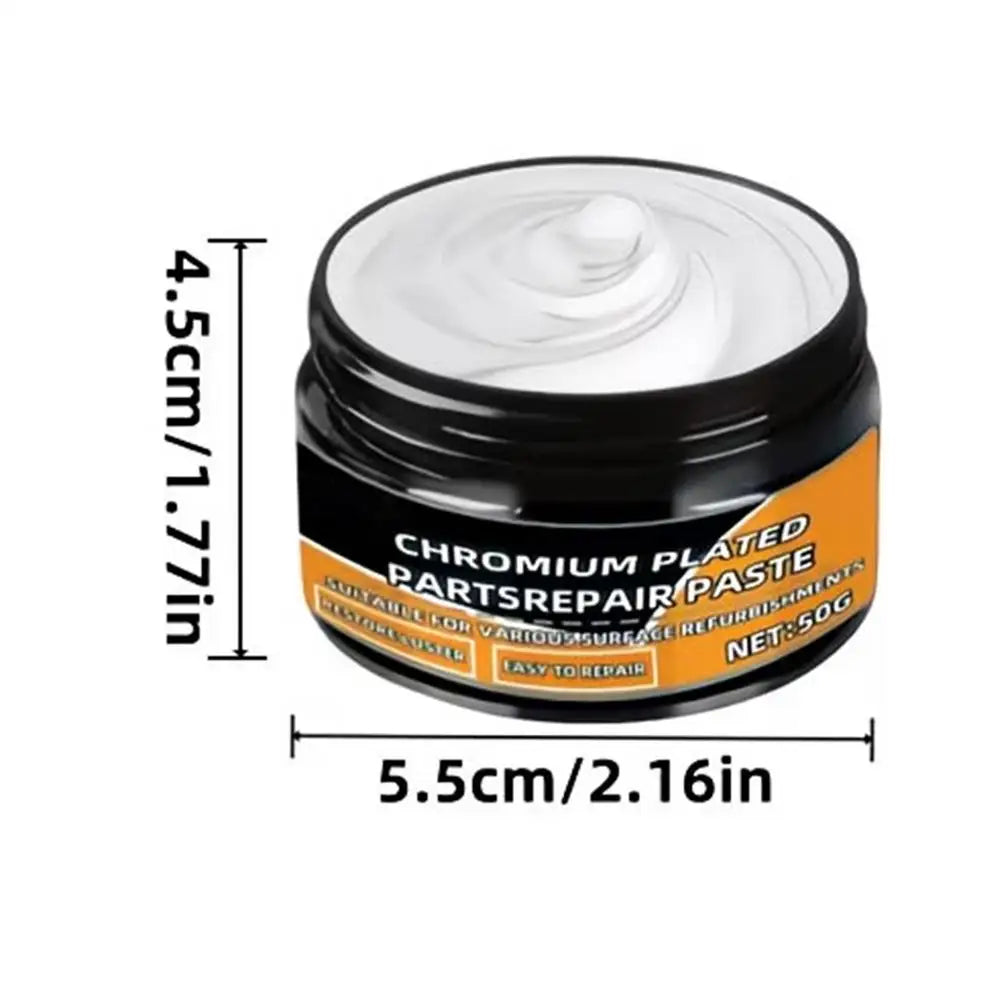 Chrome Polish Metal Repair Cream 50g – Scratch & Rust Remover