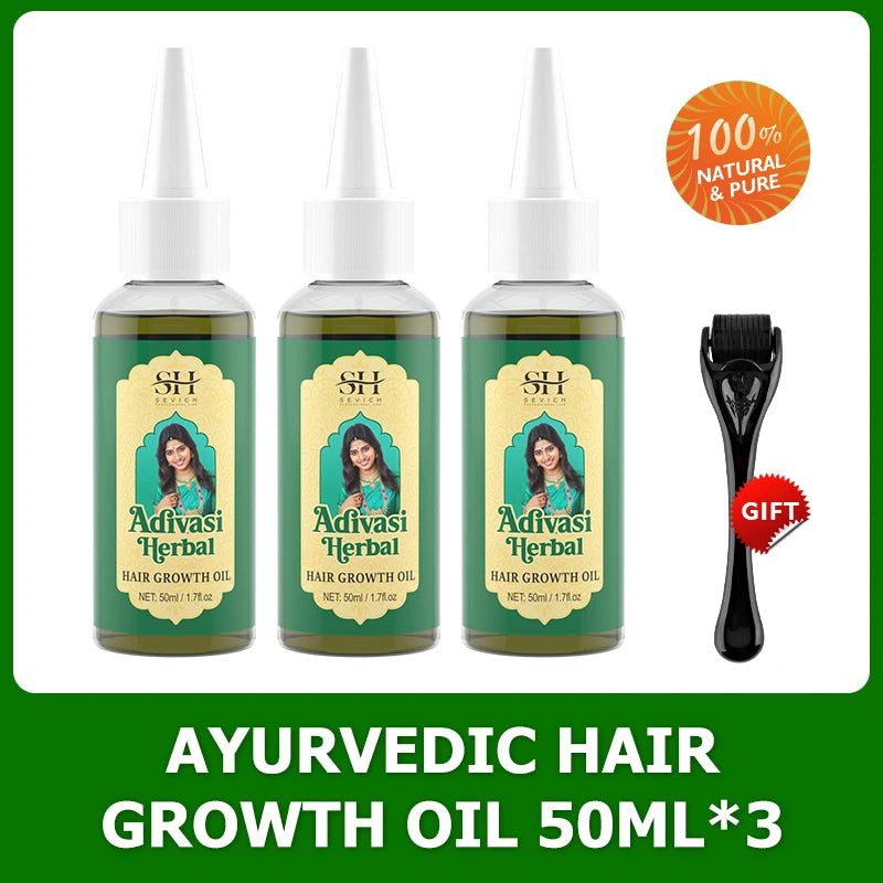 Ayurvedic Hair Growth Oil – Coconut-Based Scalp & Hair Serum (50ml)