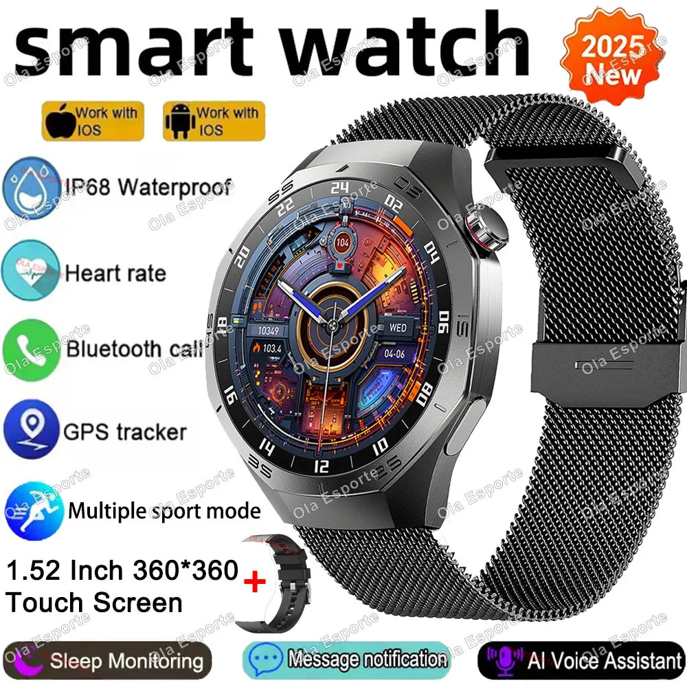 Ola Esporte HT30 Smartwatch – Bluetooth Calling & Heart Rate