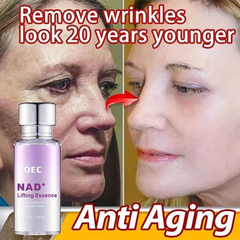 Nad+ Lifting Moisturizing Facial Essence Firms Facial Skin And Reduces Wrinkles Brightening Purple No. 9 Line Lightening Essence Peaceful Pleasures Health and Wellness