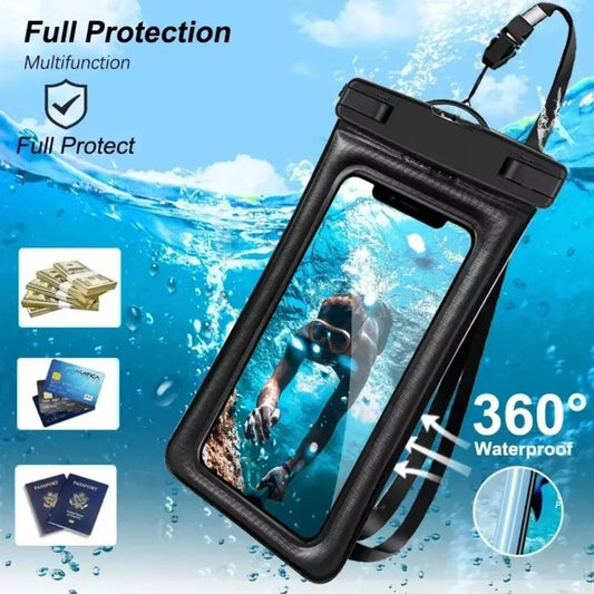 Waterproof Phone Pouch Touchscreen Dry Bag | Swimming Waterproof Phone Pouch Peaceful Pleasures Health and Wellness