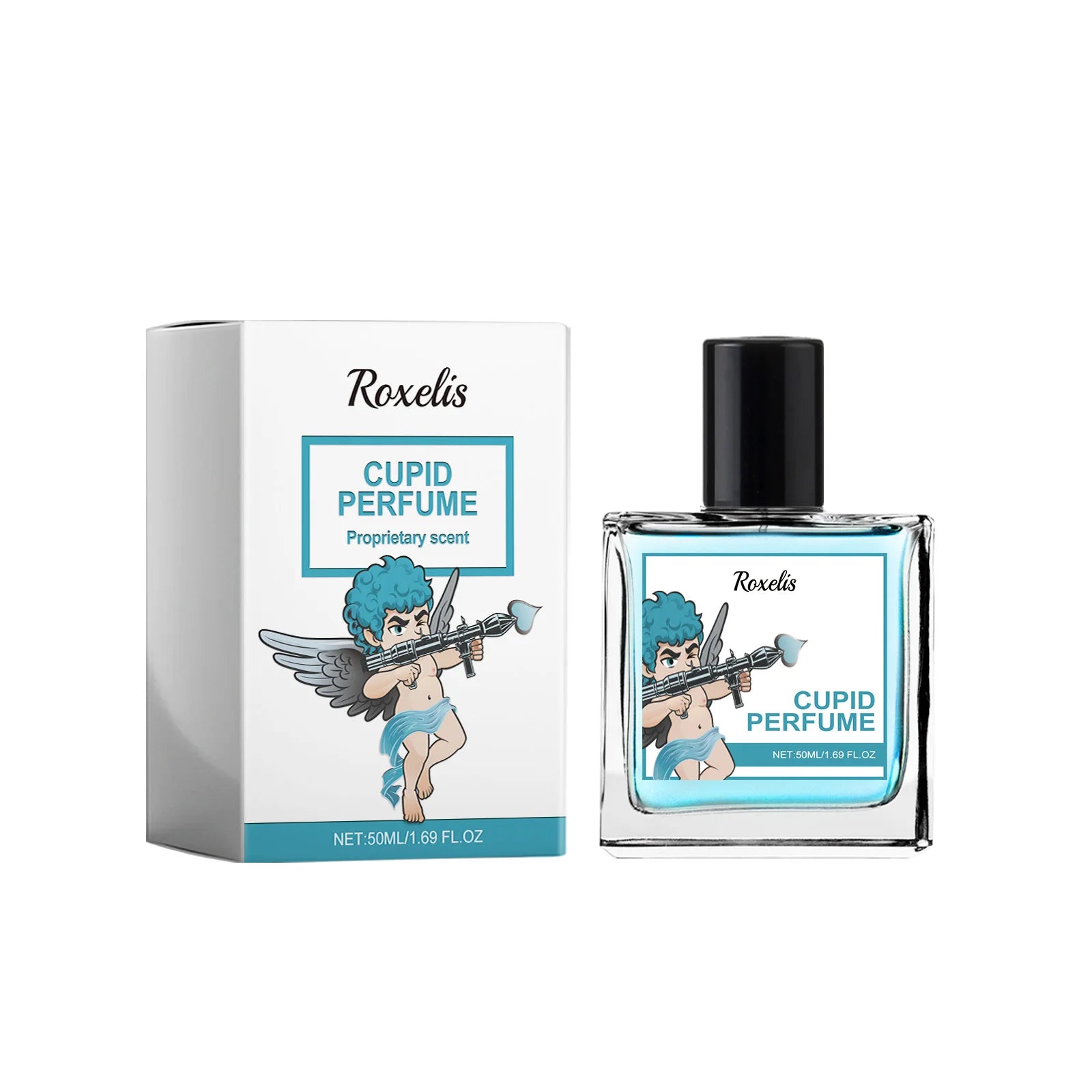 Roxelis 50ml Cupid Glamour Perfume Men Pheromone Fragrance Long Lasting Gentlemen Festival Couple Gifts Cologne Charming Perfume Peaceful Pleasures Health and Wellness 1.69Fl.oz United States