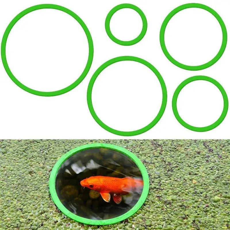 5/10pcs Aquarium Floating Plant Rings Fish Feeding Rings Floating Grass Blocking Rings for Fish Tank Aquarium Pond Accessories Peaceful Pleasures Health and Wellness