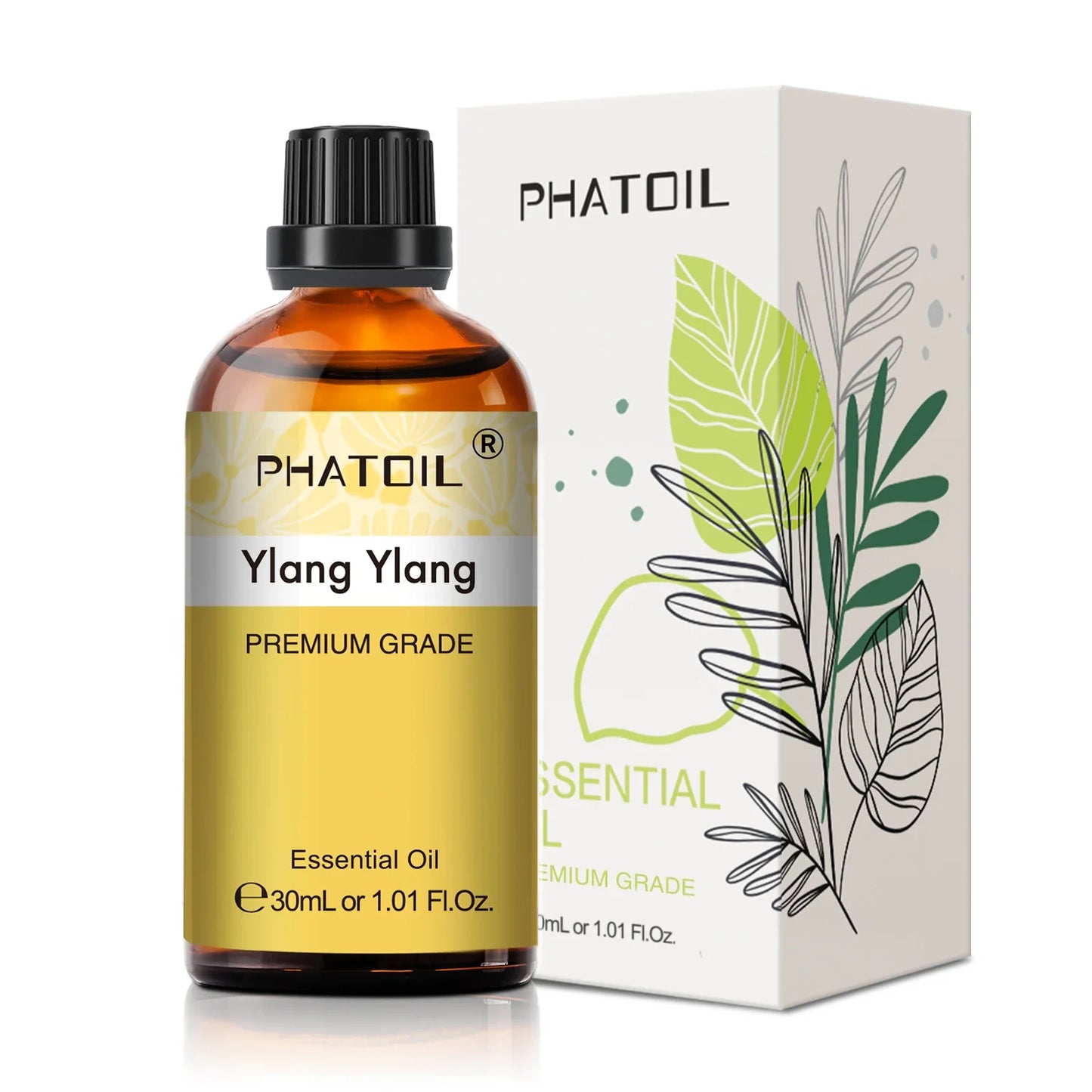 PHATOIL Pure Essential Oils 30ml | Aromatherapy Diffuser Set