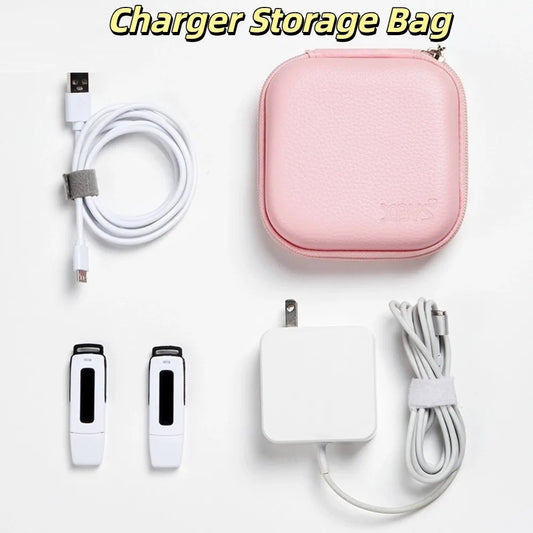 Portable EVA Digital Storage Bag Shockproof Protective Charger Storage Bag Prevent Scratches Wear-resistant Peaceful Pleasures Health and Wellness