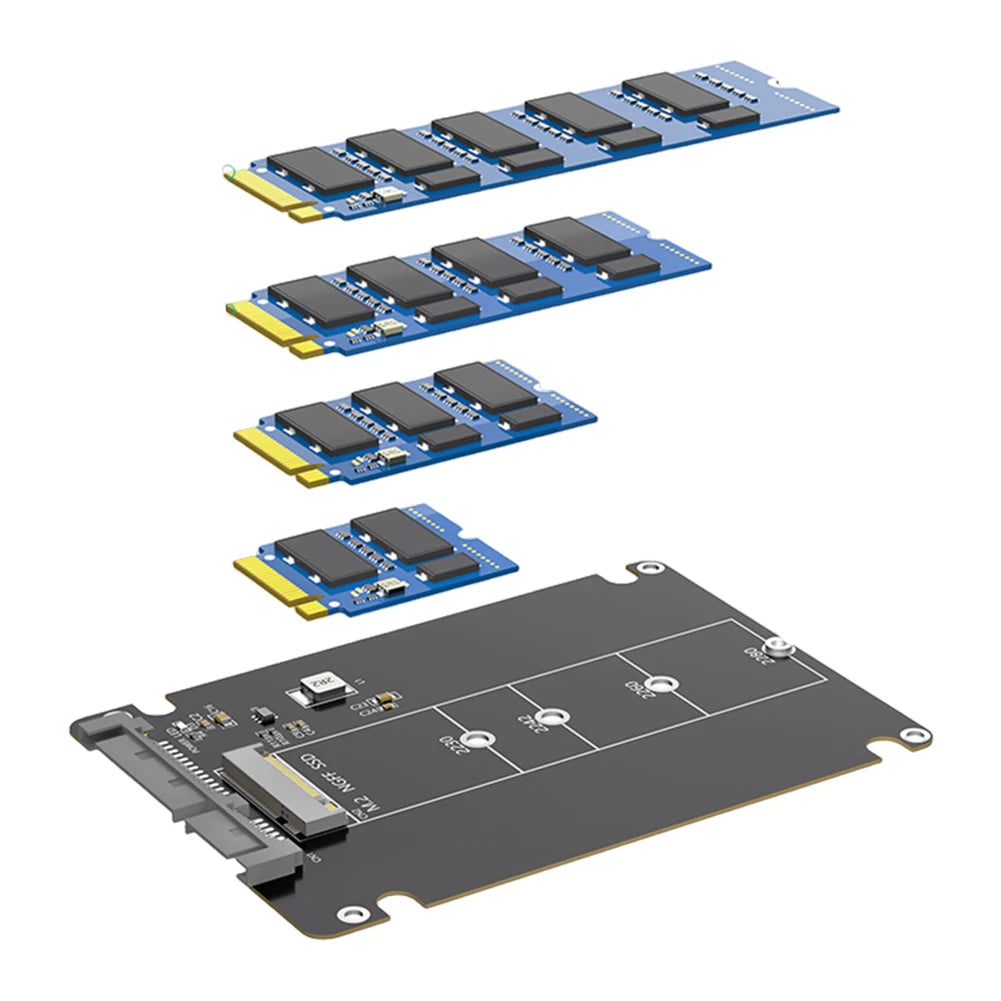 M.2 NGFF B Key To 2.5inch SATA SSD Enclosure M.2 SSD Case SSD External Box M.2 NGFF SSD To 2.5 Inch SATA III Adapter for Laptop Peaceful Pleasures Health and Wellness