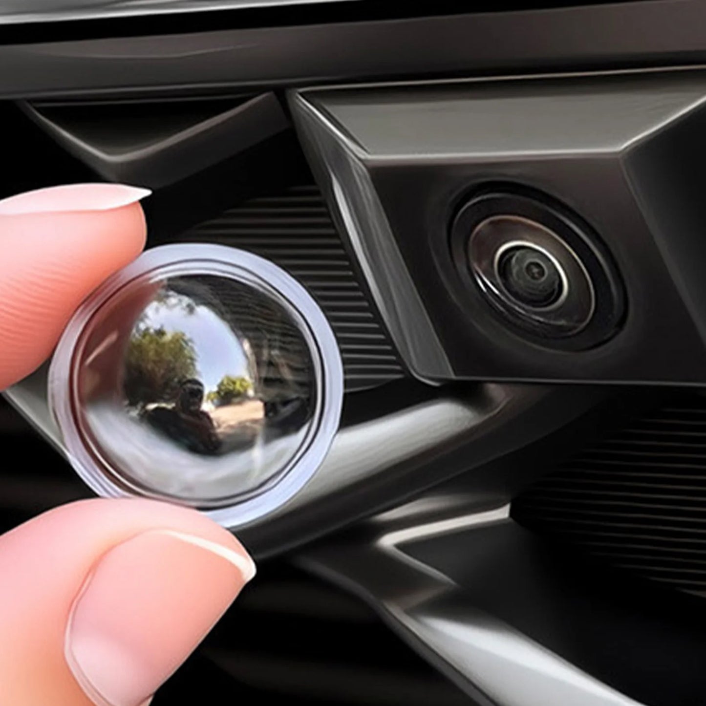 Car Front Camera Lens Protector 2PCS – Scratch Resistant Cover
