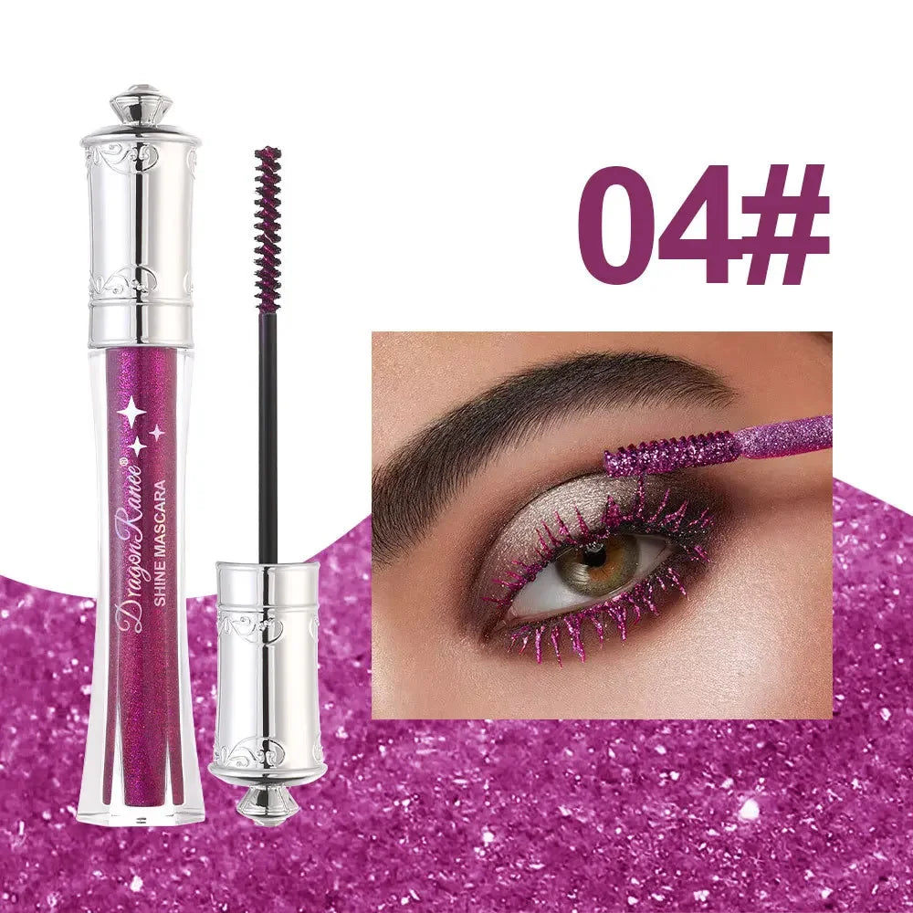 9 Color Glitter Diamond Mascara – Waterproof & Lengthening