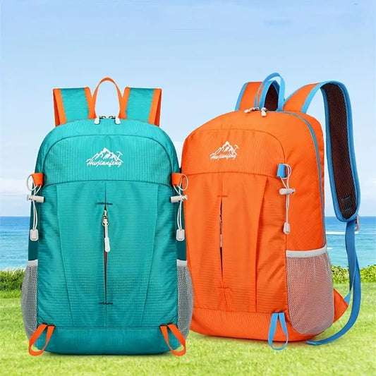 Outdoor Backpack Lightweight Foldable Travel Bag, Bicycle Compatible Pack for Hiking Camping Cycling, Versatile Use for Adventur Peaceful Pleasures Health and Wellness