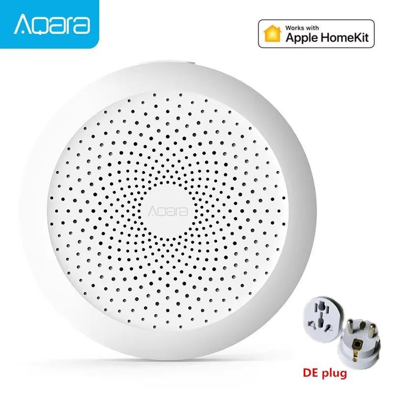 Aqara Gateway M1S Hub ZigBee For Xiaomi Smart Gateway 3 Wireless Connection Alarm System Monitor Remote Work With Mijia Homekit Peaceful Pleasures Health and Wellness Aqara M1S add DE China Mainland