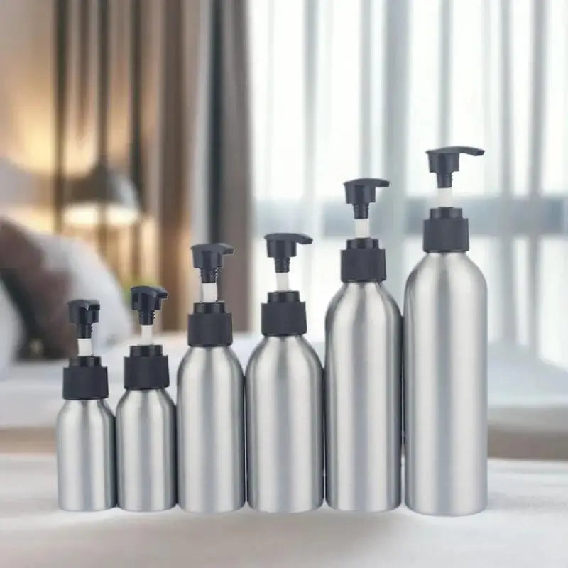 Refillable Foaming Soap Dispenser Portable Rustproof Aluminum Press Bottle Shampoo Shower Bottles Kitchen Bathroom Accessories Peaceful Pleasures Health and Wellness