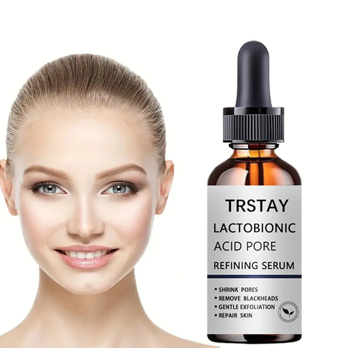 Pore Shrinking Serum Skin Elasticity Delicate Repair Essence Clean Blackheads Acne Moisturizing Smooth Pores Facial Serum Peaceful Pleasures Health and Wellness