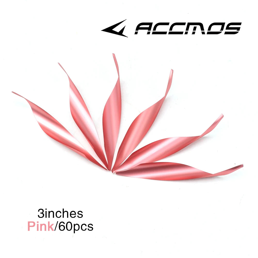 Archery Spin Vanes Spiral Feather DIY Arrow Sticker Tape Accessories
