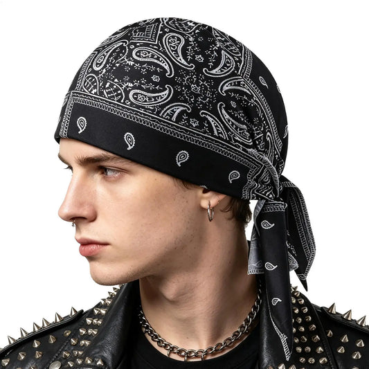 Sweat Wicking Cooling Skull Cap Stretchy Helmet Liner Breathable Head Scarf for Motorcycle Cycling Summer Running Gym Baseball ﻿ Peaceful Pleasures Health and Wellness