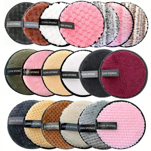 5-Pack Reusable Makeup Remover Pads – Soft Cotton Double-Sided Makeup Remover Pads Peaceful Pleasures Health and Wellness