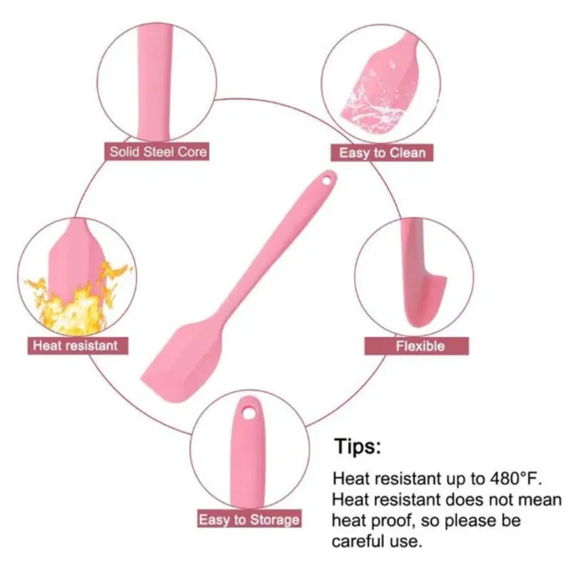 Silicone Spatula – Heat Resistant Non-Stick Baking Tool