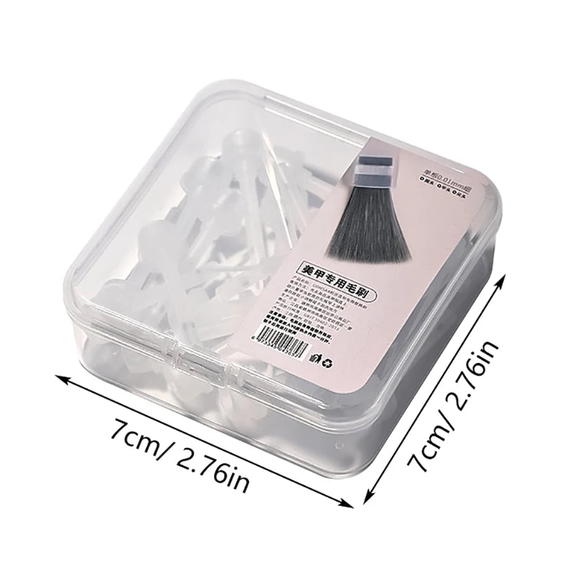 Nail Polish Replacement Brushes Gel Polish Replacement Brushes For Professional Salon Or Home Use Manicure Applicators Tools Peaceful Pleasures Health and Wellness