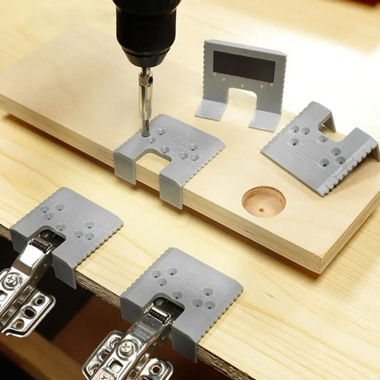 KITPIPI Door Hinge Jig – 35mm Drill & Install Guide Tool Hinge Installation Jig Oasis Select 2PCS