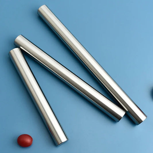Stainless Steel Embossed Rolling Pin | 3 Sizes – Patterned Dough Roller for Pizza, Pastry & Cookies Peaceful Pleasures Health and Wellness