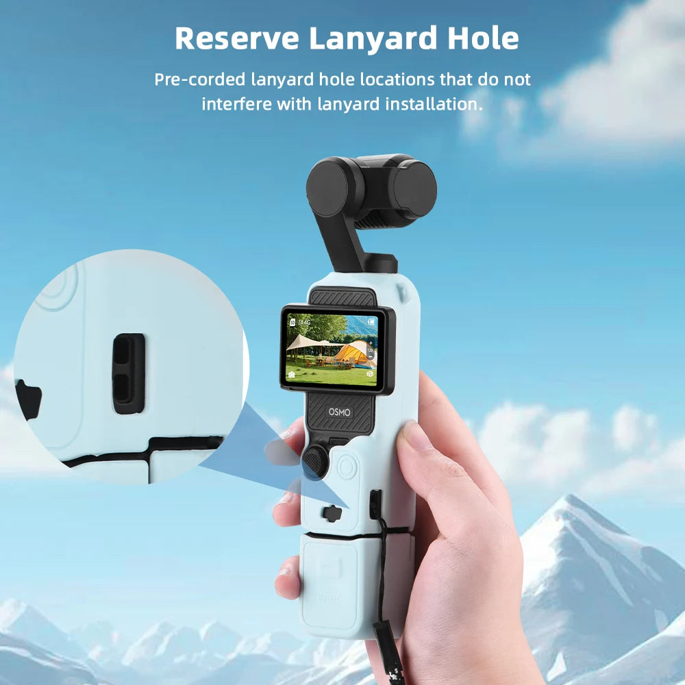 Silicone Case & Lens Cover for DJI Osmo Pocket 3 – Waterproof