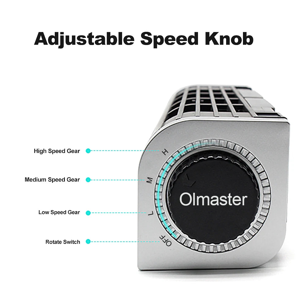 Olmaster CF-1691 USB Laptop Cooling Fan | 3-Speed Stand