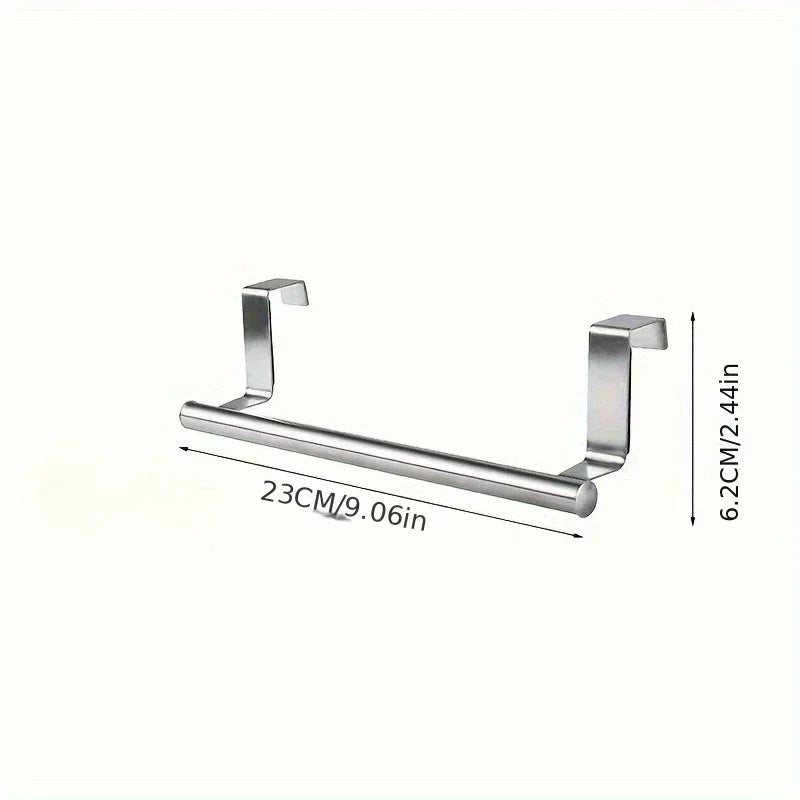 Over Door Towel Rack – Stainless Steel Hanging Bar Holder