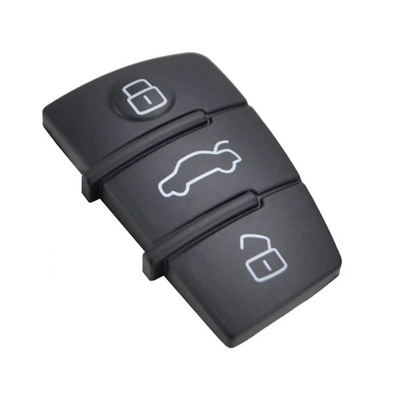Remote Flip Key FOB Shell 3 Button Rubber Pad Replacement for AUDI A2 A3 S3 A4 A6 A6L A8 Q3 TT Quattro Peaceful Pleasures Health and Wellness