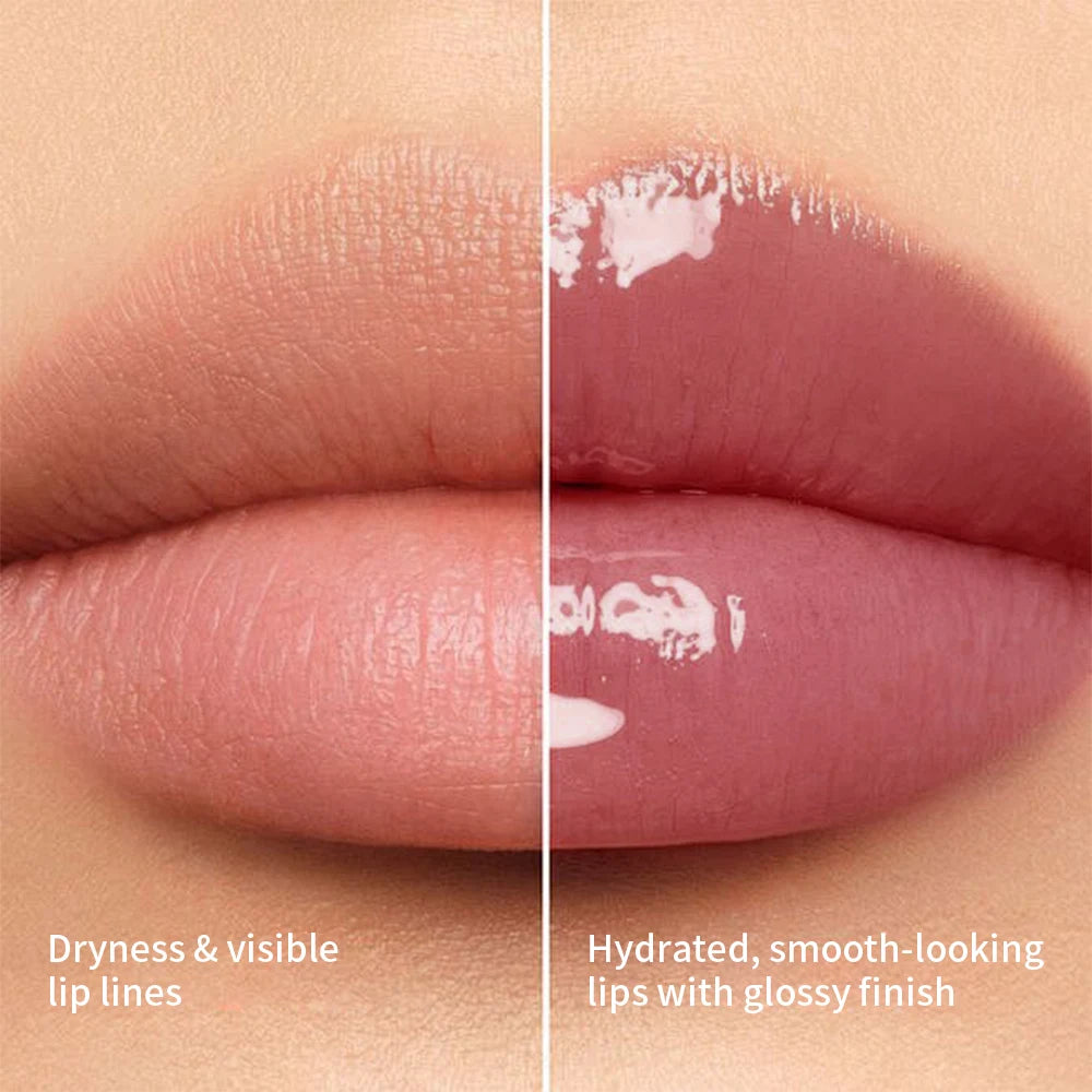 JuicePop Box Lip Tint Hydrating Oil Lip Gloss High Shine Non-Sticky Long Lasting Waterproof Lightweight Nourishing Vivid Color L Peaceful Pleasures Health and Wellness