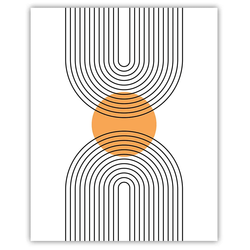 Abstract Woman Geometric Line Art Canvas Print | Modern Wall Decor Canvas Wall Art Print Peaceful Pleasures Health and Wellness 04 50x70cm NoFrame China Mainland