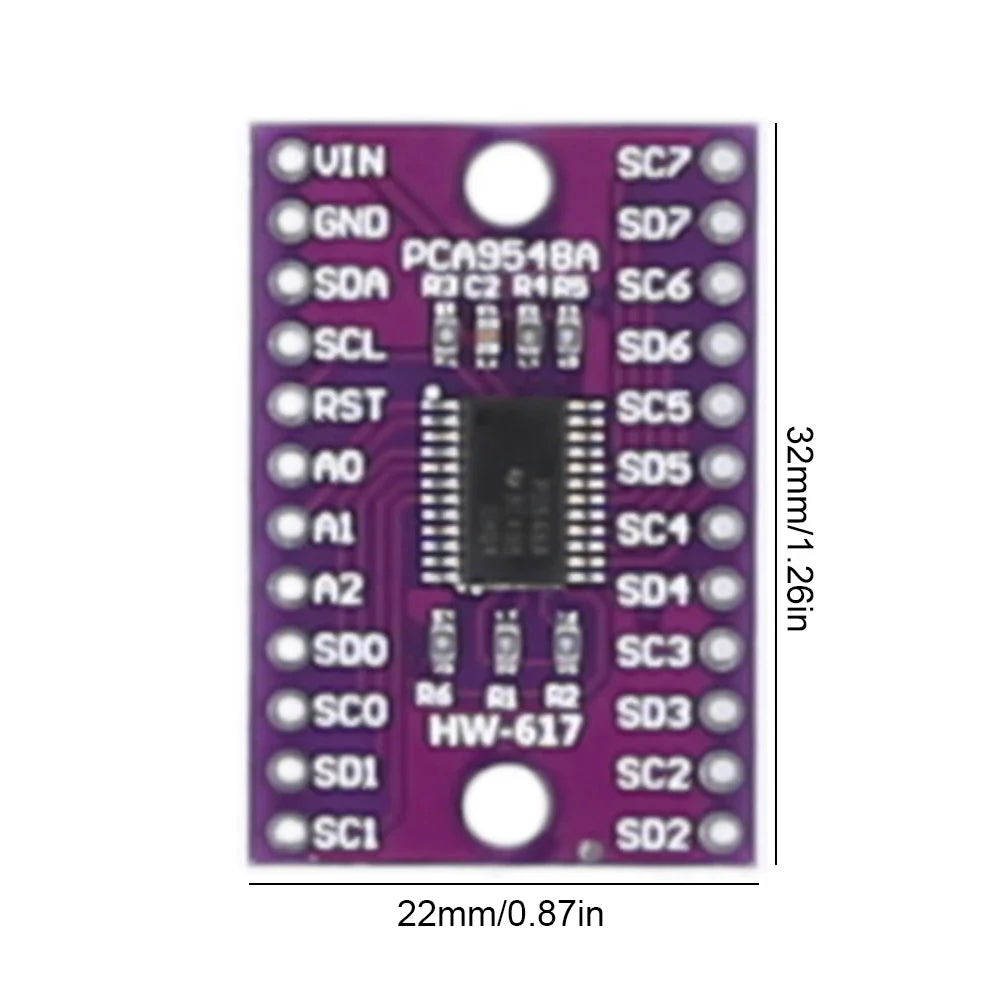 TCA9548A I2C Multiplexer 1-to-8 Expansion Board for Arduino