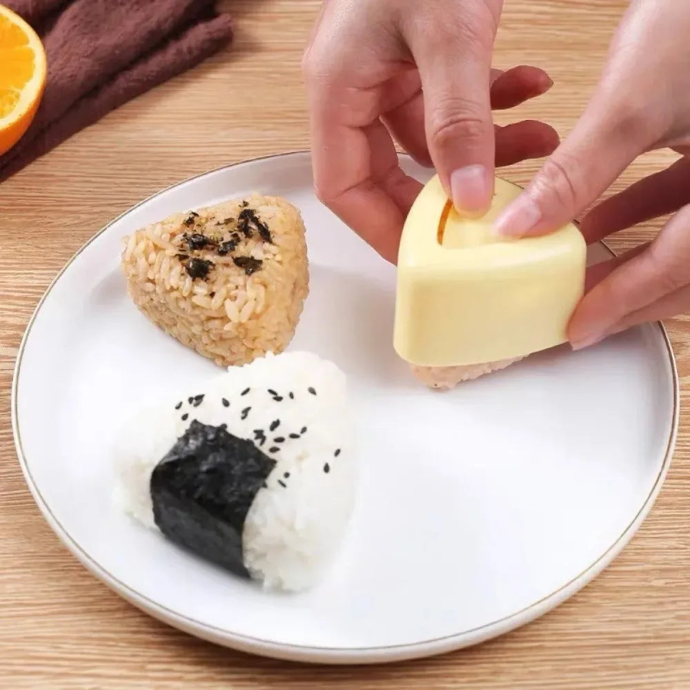 2PCS Triangular Onigiri Rice Mold Set | DIY Sushi Bento Tool