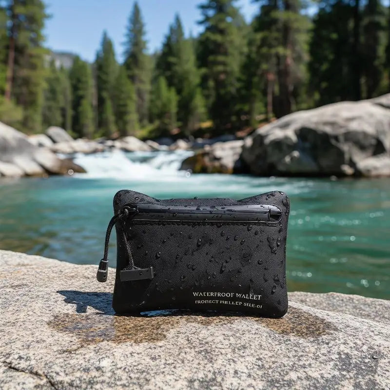 Waterproof Military-Grade TPU Wallet – Card, Key & Cable Pouch