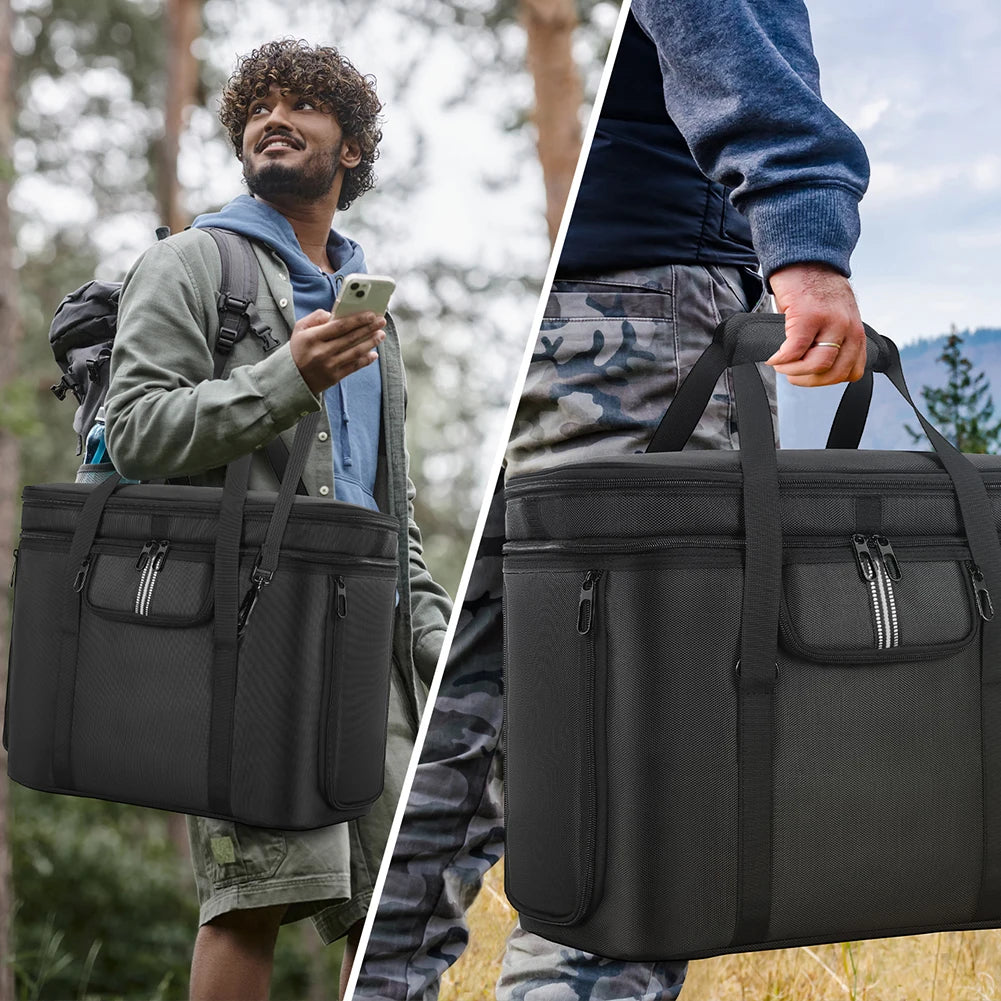 Carrying Case Portable Power Station Bag Waterproof Storage Case Anti-drop with Shoulder Strap & Handle for Ecoflow Delta 3 Plus Peaceful Pleasures Health and Wellness