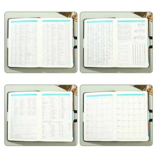 2026 A5 Schedule Planner Notepad | 12-Month Agenda Notebook Schedule Planner Notebook Peaceful Pleasures Health and Wellness