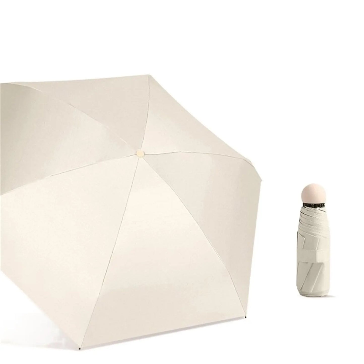 CLOUDIA Mini Capsule Umbrella – UV & Rain Protection