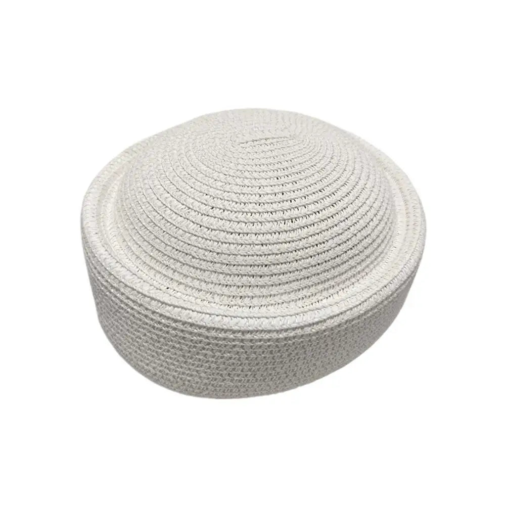 Women's French Retro Straw Sun Hat – Breathable Beach Beret