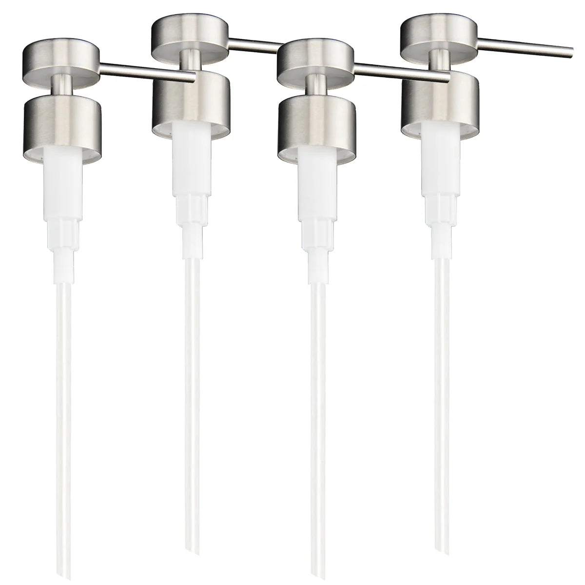 2/4pcs Stainless Steel Soap Pump, Soap Dispenser Pump Replacement Spare Fits 25mm Bottle Mouth, for Kitchen Bathroom Worktop Peaceful Pleasures Health and Wellness 4pcs G China Mainland