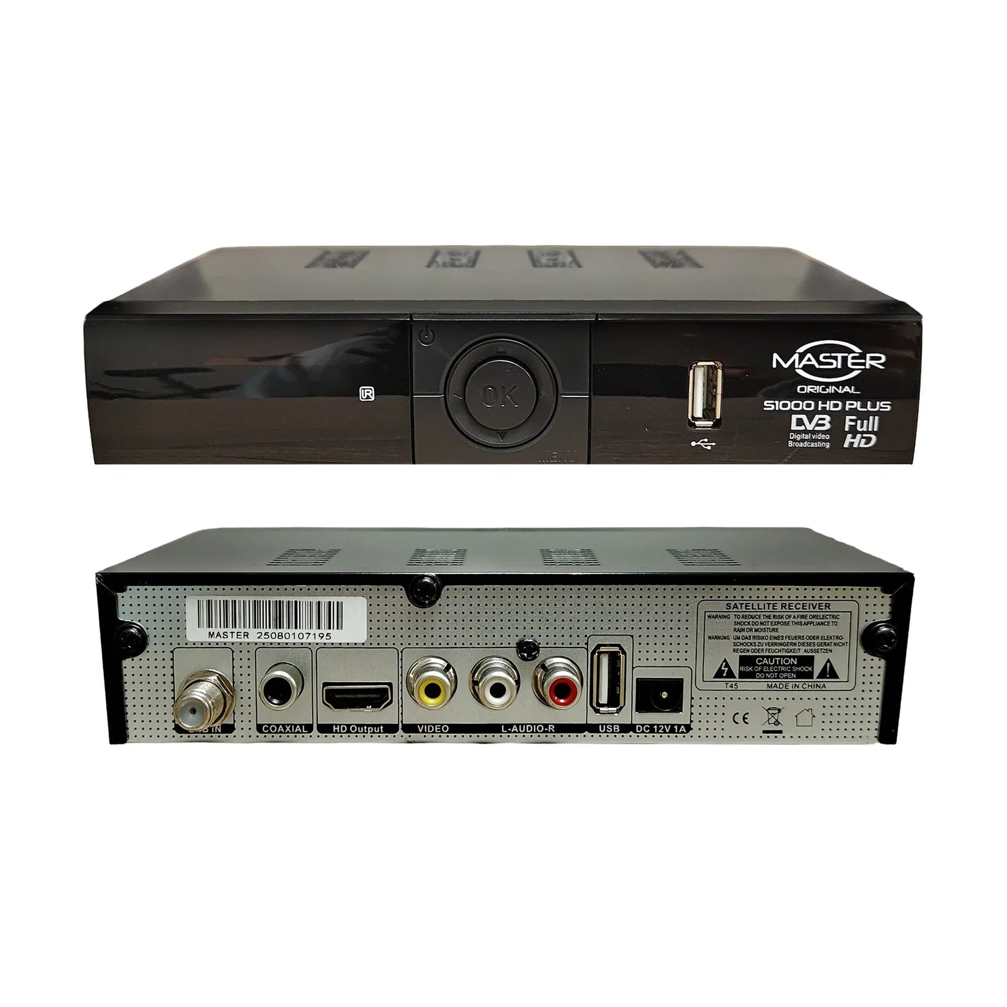 DVB-S2 HD Satellite Receiver FTA Set-Top Box H.264 Decoder