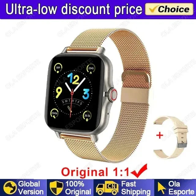 1.44" Touch Smartwatch – Bluetooth Calls & Fitness Tracker