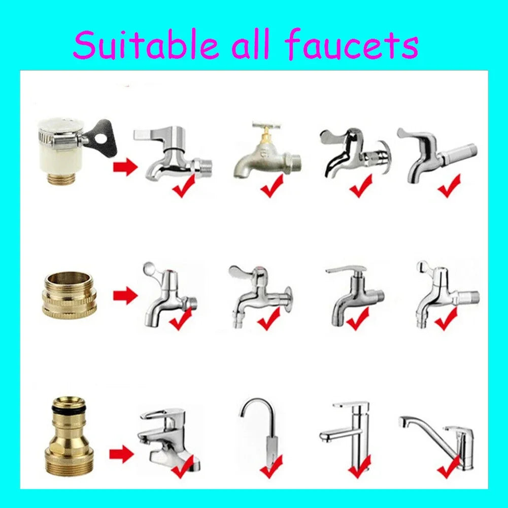 15–23mm Universal Faucet Tap Adapter for Garden Hose & Home