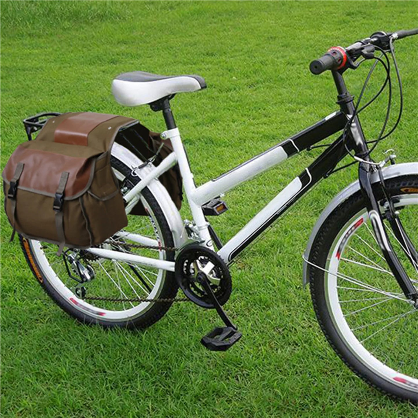 Motorcycle Canvas Saddle Bag – Large Capacity Waterproof Panniers