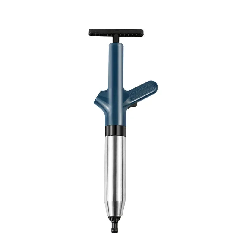 High Pressure Air Drain Blaster Bathroom Sink Sewer Drain Clog Remover Tools Stainless Steel Toilet Plunger Pipeline Unclogger Peaceful Pleasures Health and Wellness