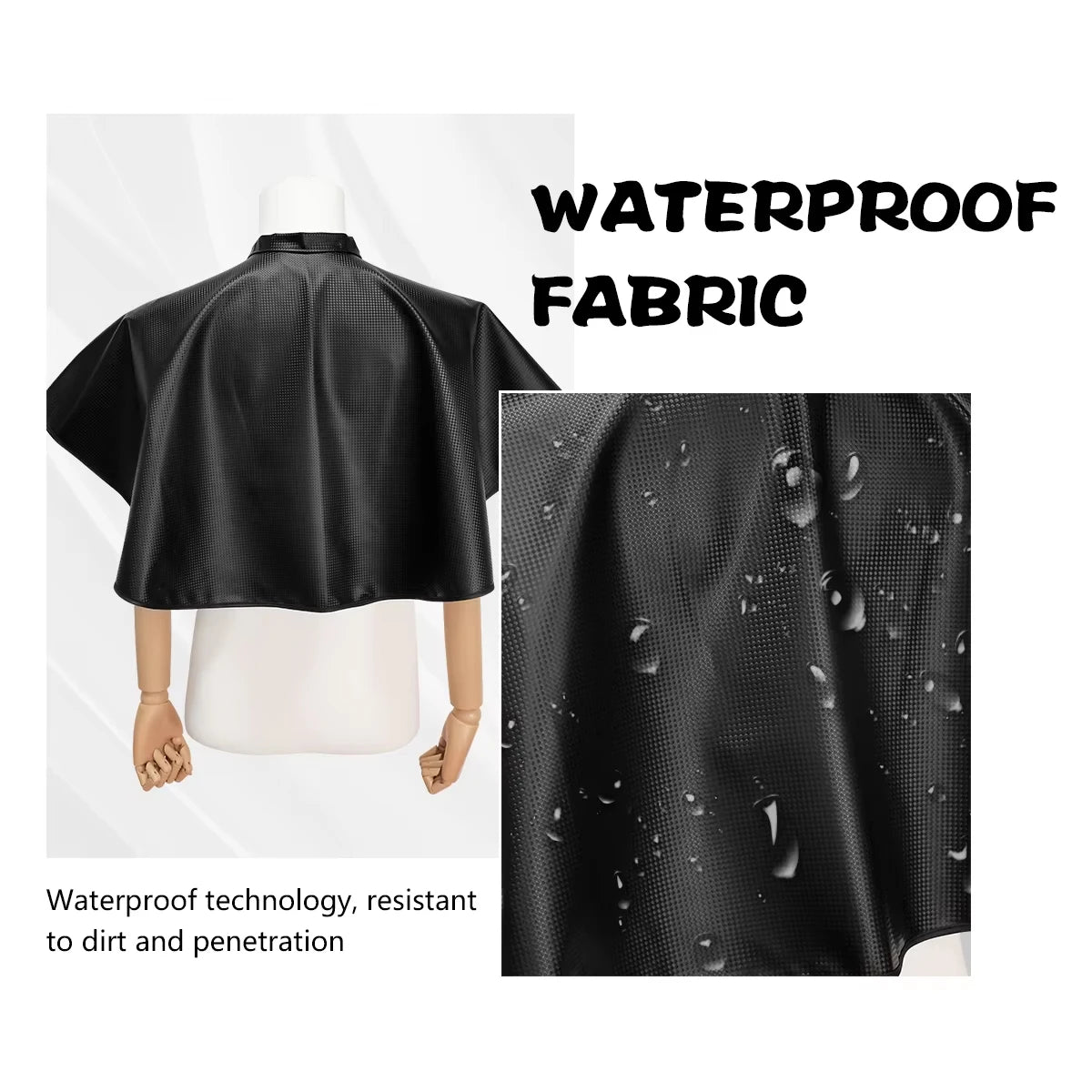Salon Hair Coloring Cape Barber Waterproof Hairdressing Dyed Shawl Non-stick Hair Apron Pro Barbershop Styling Dye Tool Supplies Peaceful Pleasures Health and Wellness